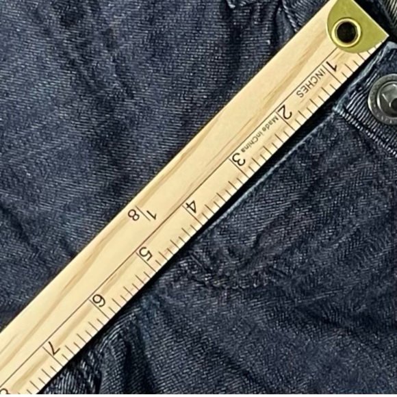 LC Lauren Conrad Size 2 Dark Wash Jeans Straight Leg 5-Pocket Button Zip Closure - Picture 8 of 12